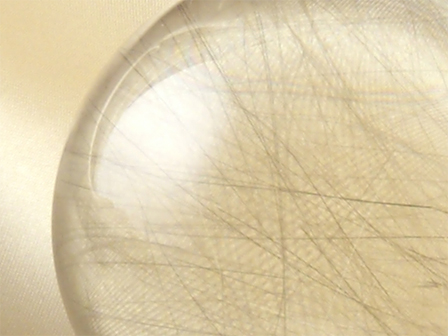 天然ルチル水晶玉 No.015