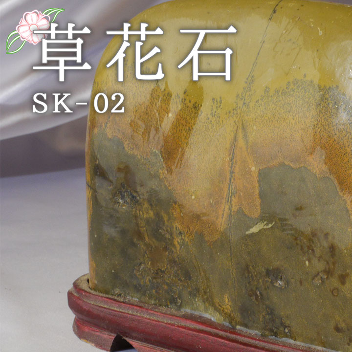 ピクチャーストーン 草花石SK-02（観賞用鉱石）