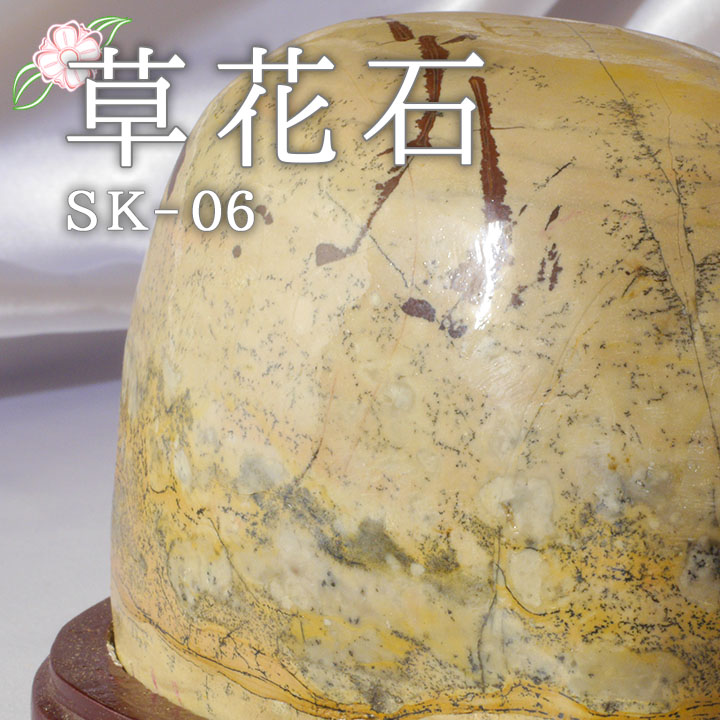 ピクチャーストーン 草花石SK-06（観賞用鉱石）