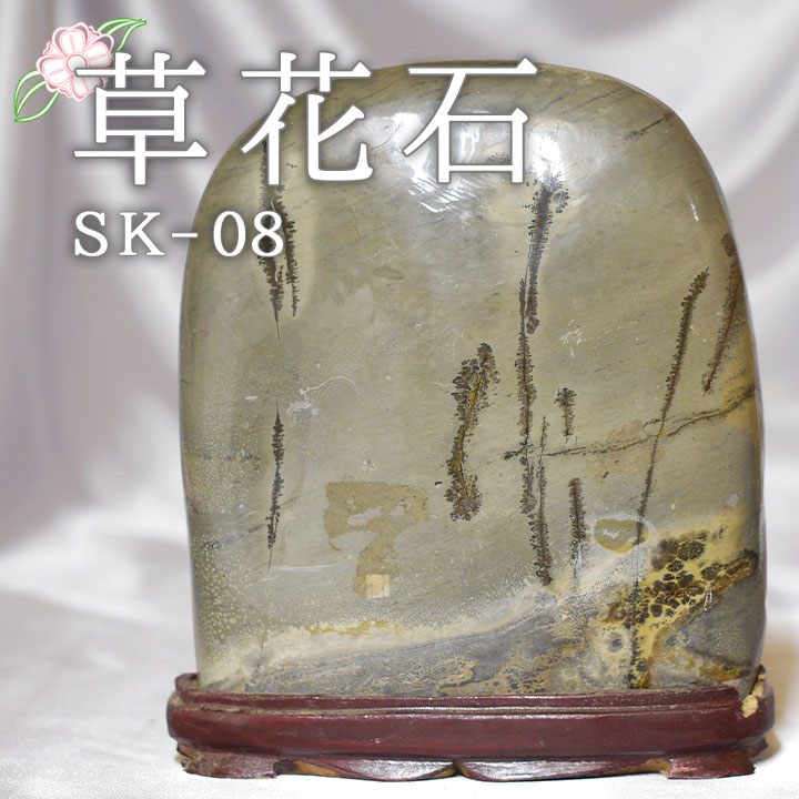 ピクチャーストーン 草花石SK-08（観賞用鉱石）