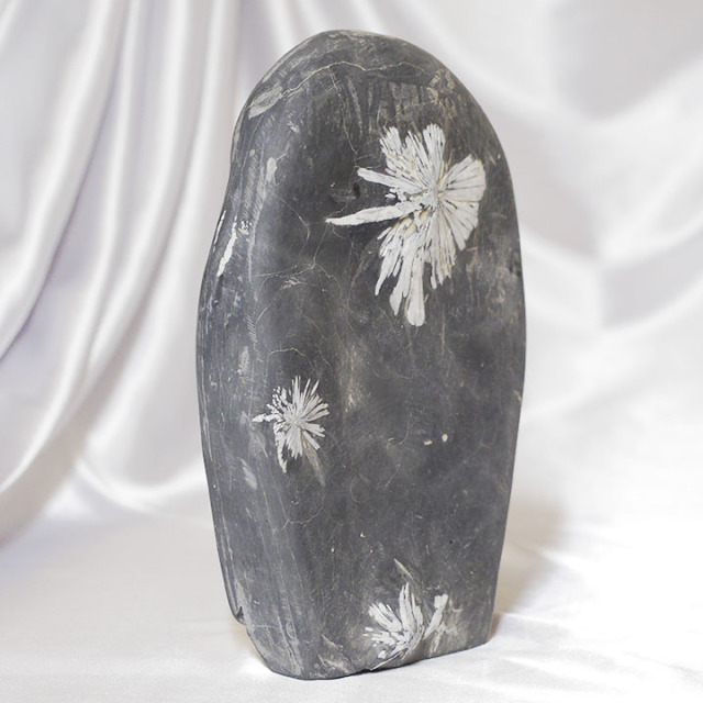 天然石 鑑賞石 梅花石 置物 心許なかっ 重さ約2222g VAZK 売買された  