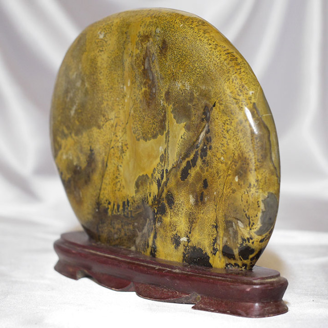 ピクチャーストーン】草花石No.377（観賞用鉱石）