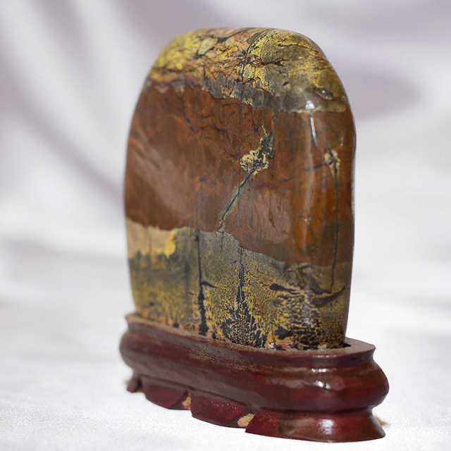 ピクチャーストーン】草花石SK-05（観賞用鉱石）