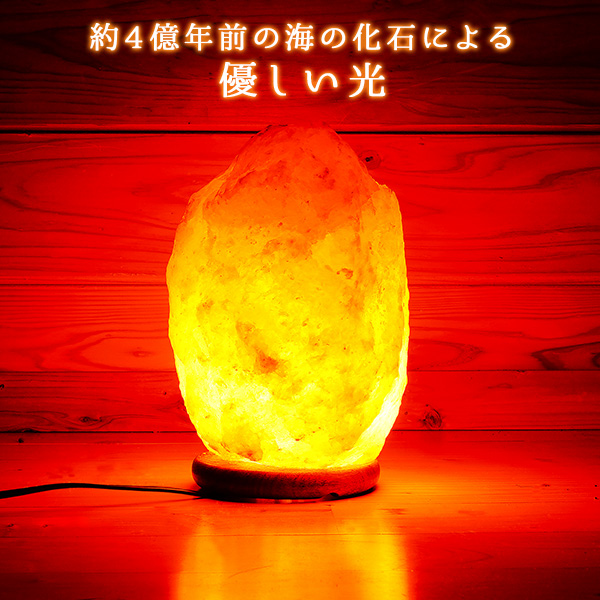 ヒマラヤ岩塩ランプ ソルトランプ 8～12kg 【インテリア