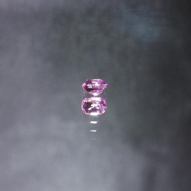 宝石 ピンクサファイア ルース 1.04ct 約6.35×約4.58×約3.97mm