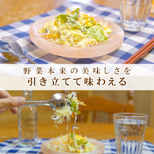 ヒマラヤ岩塩 サラダプレート