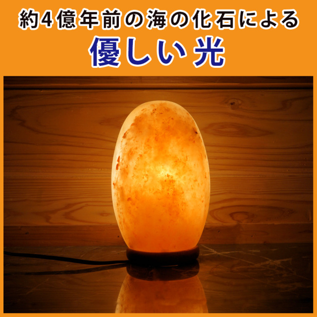 岩塩ランプ ソルトランプ エッグ型 卵型