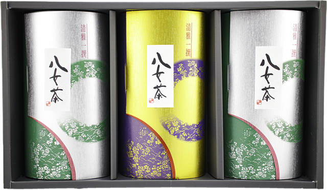 八女茶選集3本セット