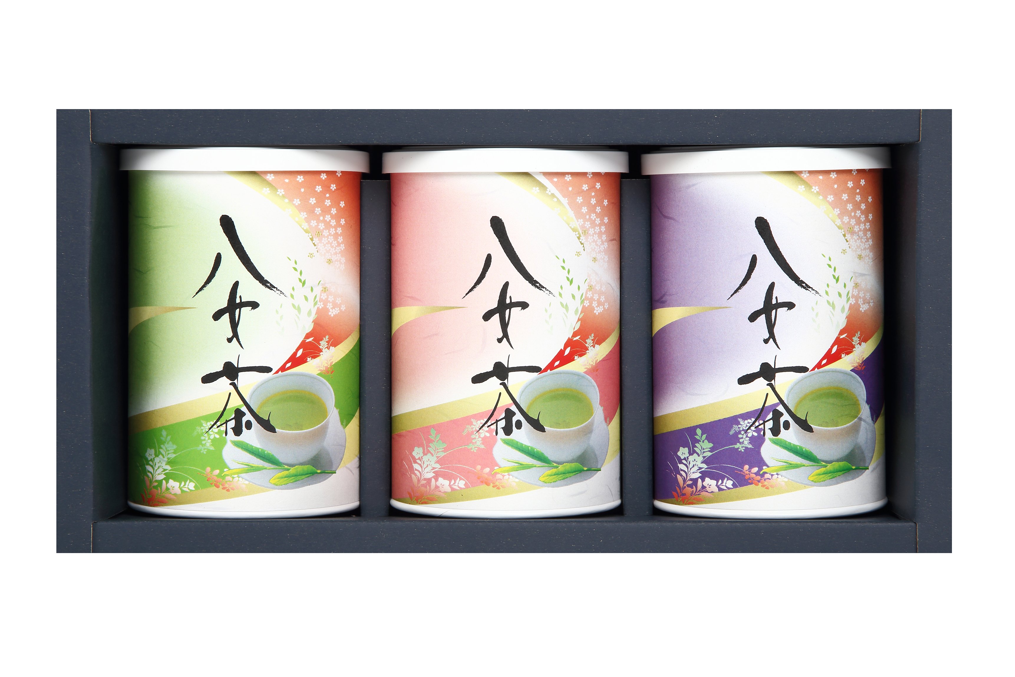 八女茶缶3本セット