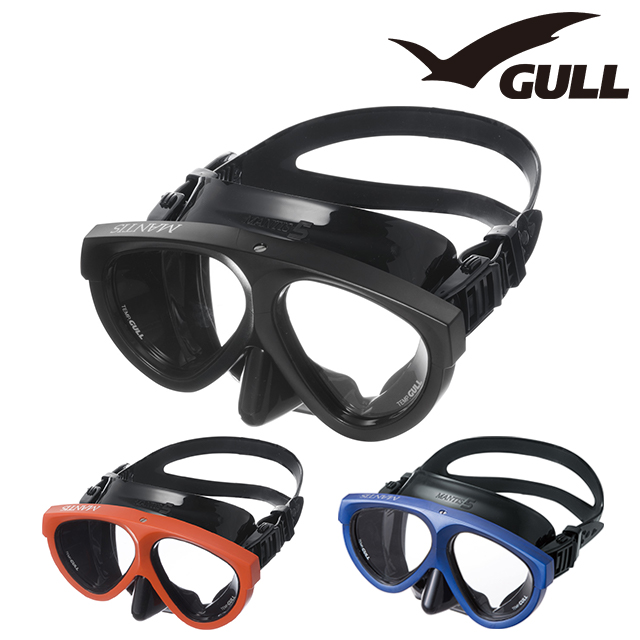 美品 GULL マンティス5 ダイビングマスク (GM-1043) 楽天市場】GULL(ガル) マンティス5 シリコン ダイビングマスク