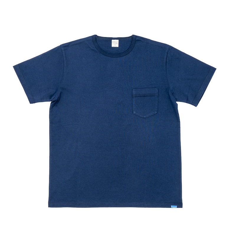 2-PLY Pocket Tee Slim 26SS Navy