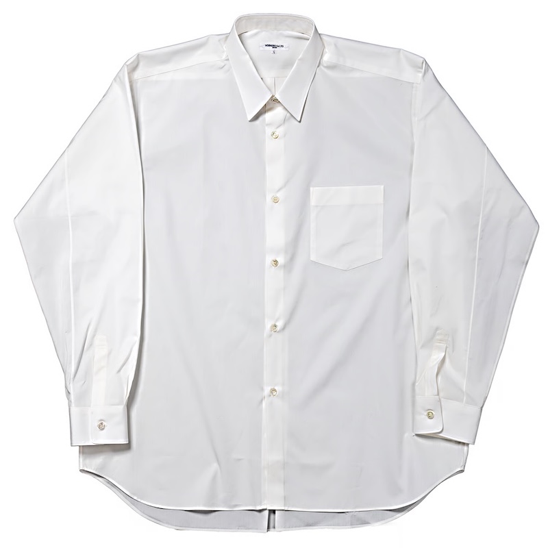 BOX SHIRT White Poploin
