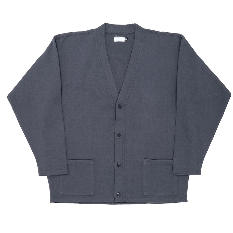 Cotton Relax Cardigan Fade Black