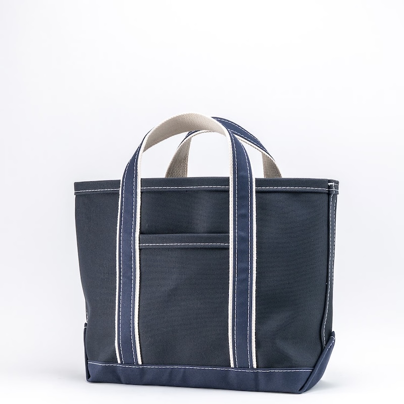 Deluxe Tote D.Navy×Navy Handle Short