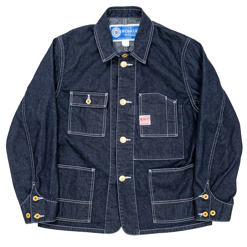 Deluxe Railroad JKT 11oz Pure Indigo Denim