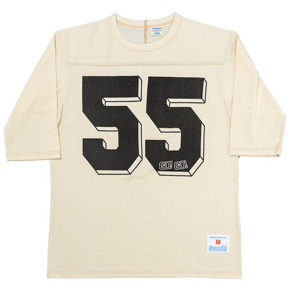Football Tee 55 Oatmeal