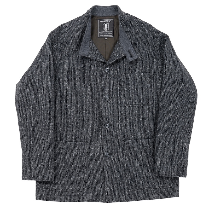 Forestier Twisted Herringbone Tweed