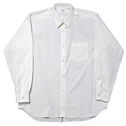 BOX SHIRT White Poploin