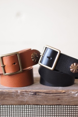 Button Works End Concho Belt-Main