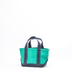 Deluxe Tote mini, Green×Navy