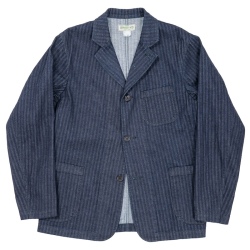 Lounge JKT Indigo Herringbone