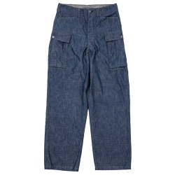 M43 Trousers Mod. 10oz Brown Back Denim