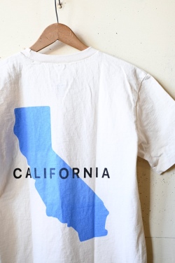 MIXTA Printed Tee California Map natural-1