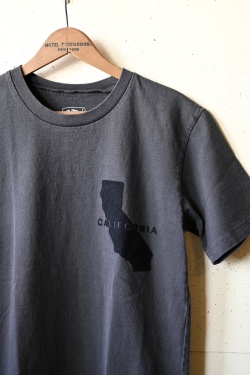 MIXTA Printed Tee California Map Vintage Black-1