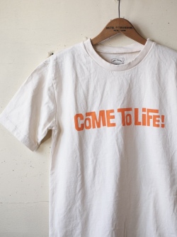 Mixta Printed Tee LIFE 24 Natural-1