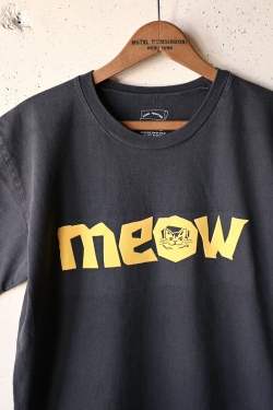 MIXTA Printed Tee MEOW Vintage Black-1