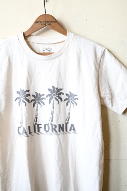 MIXTA Printed Tee Palm Tree Natural-1