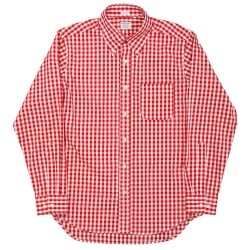 Modified BD Red Gingham Poplin-2025SS