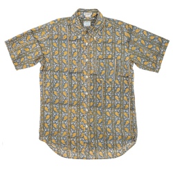 Modified Short Sleeve BD India Block Print Paisley