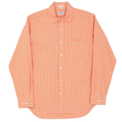 Modified Wide Spread Supima OX Orange Check
