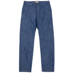 Officer Trousers Regular Fit 25AW GR Back Denim