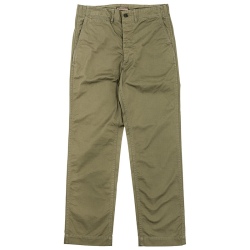 Officer Trousers Regular Fit 26AW 8oz Hunter Green Chino