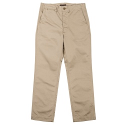 Officer Trousers Regular Fit 26AW Khaki No.1 10oz Chino