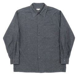 Open Collar Shirt 26AW Smoky Chambray