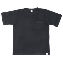 Running Cat Tee 88/12 Cotton×Rayon Black