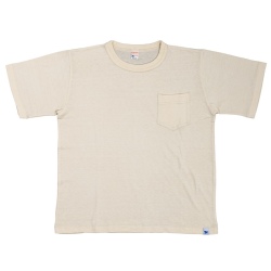 Running Cat Tee 88/12 Cotton×Rayon Ecru
