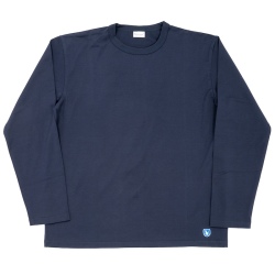 Solid Tee Long Sleeve Navy