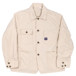 SUPER BIG CAT Railroad Jacket 10oz White Denim