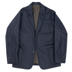 Walcott JKT Navy Flannel