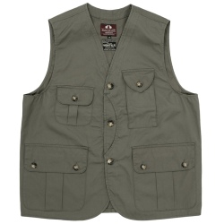 W&G Vest Heavy Ventile Wolf Grey
