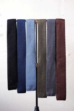 WORKERS Silk Knit Tie, 2015 F/W-1