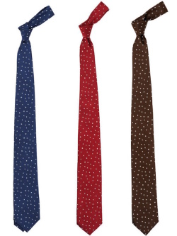 WORKERS Silk Tie Star Dot