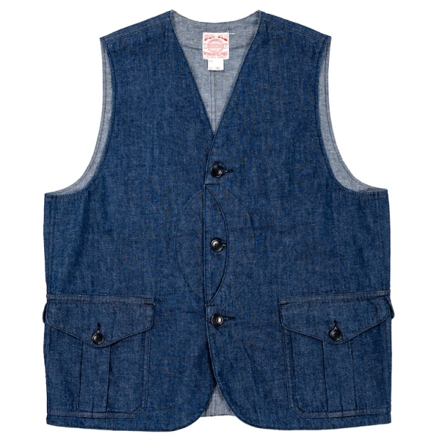 WORKERS] Cruiser Vest (2025S/S)/ 7oz Denim【UNCLE JOHN】通販