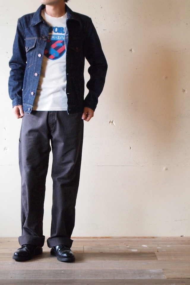 60's Trucker Jacket/ One-Wash – TCB JEANS