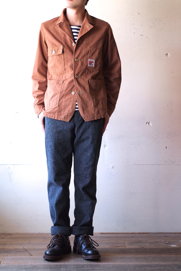 TCB jeans] Chore JKT, Brown Duck / カバーオール, ブラウンダック 
