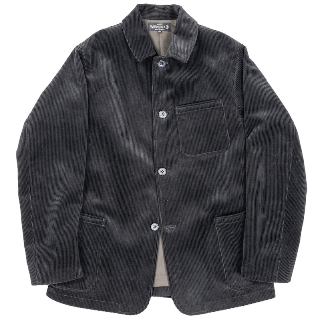 WORKERS] WORKERS Jacket / 14oz 太畝 Heavy Corduroy, Black